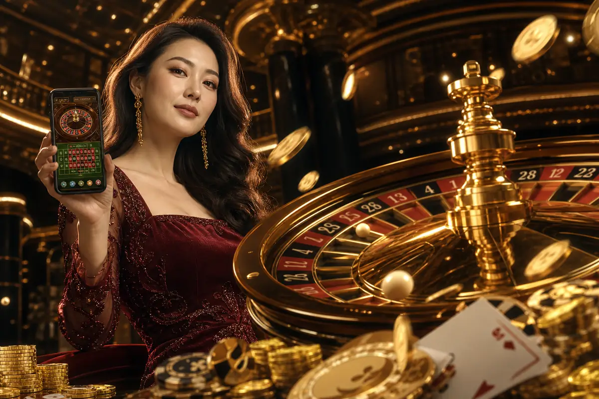 emas44 Casino meja live dealer baccarat